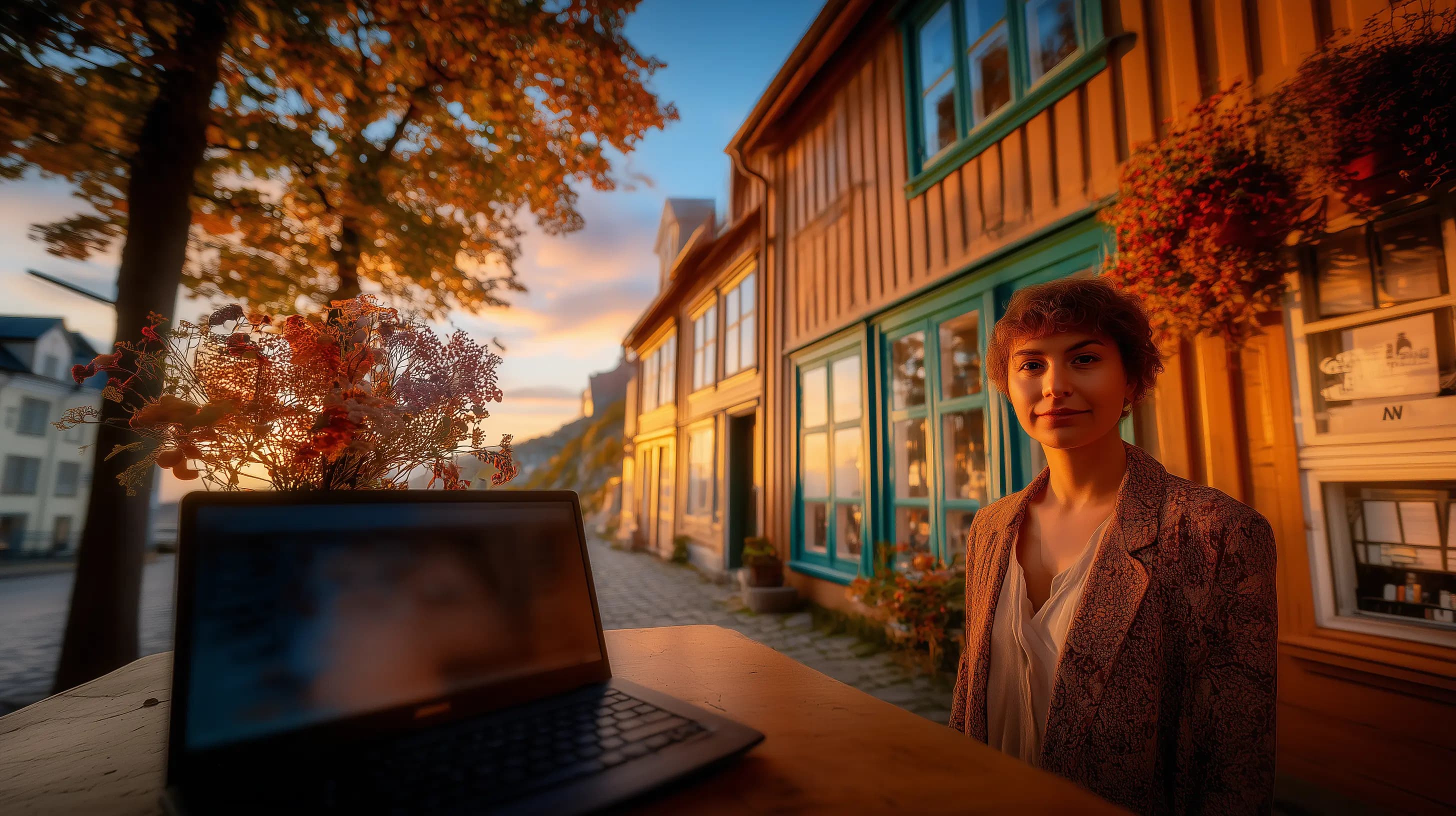 Datorskärm med datorkod i rörelse, som symboliserar modern webbutveckling och teknik.